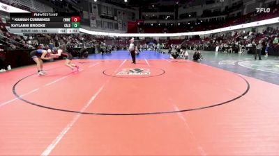 145 lbs Champ. Round 1 - Kaylanni Brooks, Caldwell vs Kamiah Cummings, Emmett