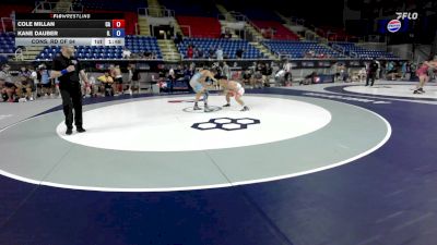 138 lbs Cons. Rd Of 64 - Cole Millan, CA vs Kane Dauber, IL