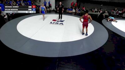 138 lbs Michael Gomez, OCWA - Orange County Wrestling Association vs Dylan Morton, CMWA - Coastal Mountain Wrestling Association