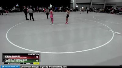 120 lbs Quarterfinal - Sophia Rosales, Silverback Wrestling Fort Worth vs Marciella Hernandez, Toss Em Up Wrestling Academy