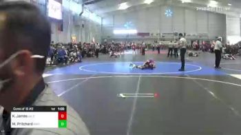 116 lbs Consi Of 16 #2 - Madeline Pritchard, Askeo vs Kadence James, Salem Elite