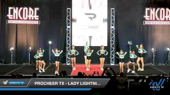 PROCHEER TX - Lady Lightning [2019 Junior PREP - D2 1.1 Day 1] 2019 Encore Championships Houston D1 D2