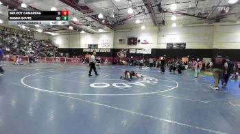 100 lbs Cons. Round 3 - Danna Ecute, Orange vs Melody Camarena, Shadow Hills