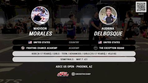 Madison Morales vs Audrina DelBosque 2024 ADCC Phoenix Open