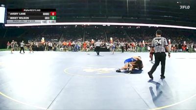 D3-144 lbs Semifinal - Mikey Wilson, Grand Rapids Catholic Central vs Avery Lane, Dundee