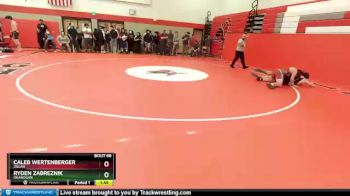 195 lbs Champ. Round 1 - Ryden Zabreznik, Okanogan vs Caleb Wertenberger, Zillah