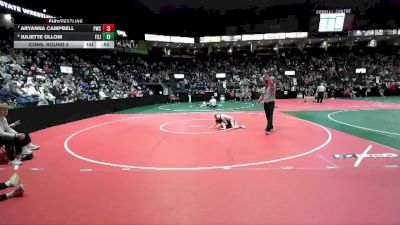 76 lbs Cons. Round 5 - Aryanna Campbell, PWCA vs Juliette Ollom, FSJ3