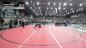150 lbs Cons. Round 4 - Teagon Patterson, Ozark vs Korbin Whitley, Hannibal
