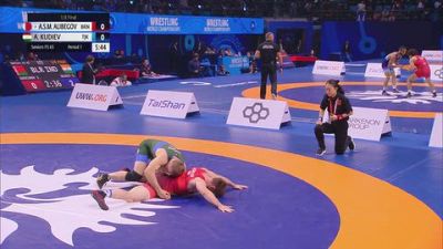 65 kg 1/8 Final - Alibeg Ali, Bahrain vs Abdulmazhid Kudiev, Tajikistan