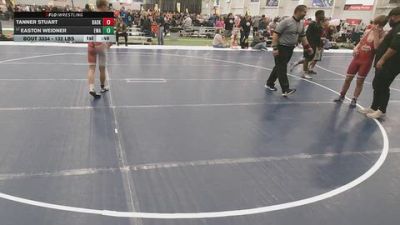 132 lbs Cons. Rd Of 16 - Tanner Stuart, Badkarma vs Easton Weidner, Elevate Wrestling Academy