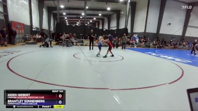 84 lbs Quarterfinal - Aiden Hiebert, Thunder Mountain Wrestling Club vs Brantley Sonnenberg, FordDynastyWrestlingClub