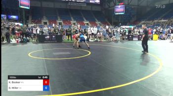 106 lbs Rnd Of 32 - Kendall Booker, Minnesota vs Gavin Miller, Oklahoma