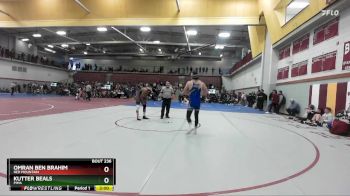 150 lbs Champ. Round 2 - Omran Ben Brahim, Red Mountain vs Kutter Beals, Pima