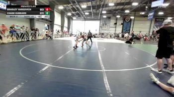 95 lbs Rr Rnd 2 - Bradley Vargovich, Micky's Minions White vs Chase Hubbard, Team Gotcha Blue