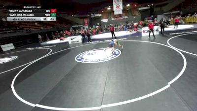 63 lbs 5th Place Match - Ricky Gonzalez, Turlock Wrestling Club vs Jace Koa Villamil, Poway Wrestling