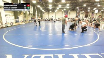 145 lbs Round Of 64 - Dominic Ferraro, Micky's Maniacs Blue vs Michael Gessner, Team 922