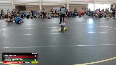 61 lbs Round 1 (6 Team) - Mac Mullen, Bad Bass vs Colton Allstetter, Dundee WC