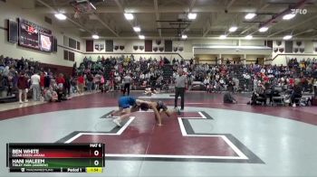 138 lbs Round 3 - Hani Haleem, Tinley Park (Andrew) vs Ben White, Clear Creek-Amana