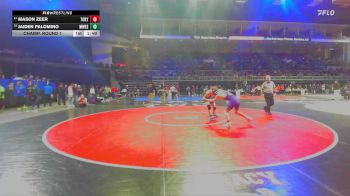 132 lbs Champ. Round 1 - Jaiden Palomino, Merrill West vs Mason Zeer, Tokay