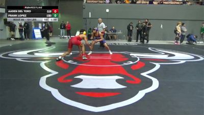 134 lbs Round Of 32 - Aaden Del Toro, Clovis West vs Frank Lopez, Lemoore HS