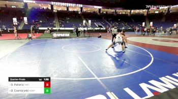 195 lbs Quarterfinal - Dom Pallaria, Timberlane vs David Czartoryski, Hampden Charter East