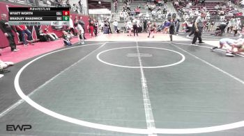 55 lbs Consolation - Wyatt Worth, Collinsville Cardinal Youth Wrestling vs Bradley Shadwick, Berryhill Wrestling Club