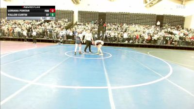 112 lbs Round Of 16 - Loriana Fontan, Prime Mat Club vs Fallon Curtin, Frezzo's Fight Factory