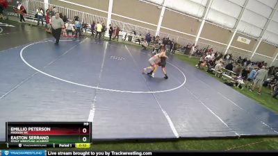 110 lbs Cons. Round 4 - Emillio Peterson, Madison WC vs Easton Serrano, Stout Wrestling Academy