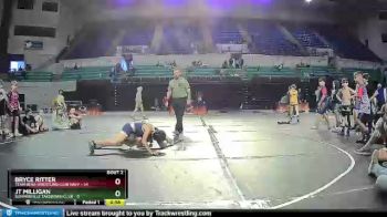 85 lbs Round 2 (3 Team) - Bryce Ritter, Team Bear Wrestling Club Navy vs JT Milligan, Summerville Takedown Club