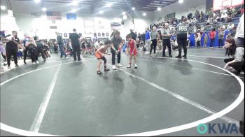 46 lbs Consolation - Aiden Wood, Southmoore SaberCats Wrestling vs Paul Velazquez, Lexington Wrestling Club