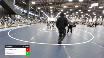 132 lbs Consi Of 16 #1 - Brent Von Magnus, MA vs Xzavier Salazar, NM