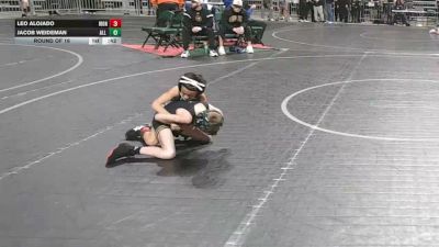 50 lbs Round Of 16 - Leo Alojado, Iron Horse vs Jacob Weideman, All I See Is Gold Academy