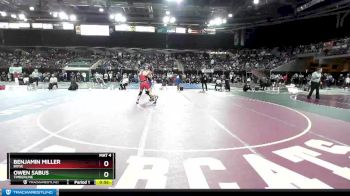 170 lbs Cons. Round 2 - Owen Sabus, Timberline vs Benjamin Miller, Boise