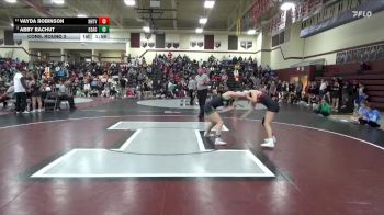 130 lbs Cons. Round 3 - Abby Rachut, Osage vs Vayda Robinson, New Hampton/Turkey Valley