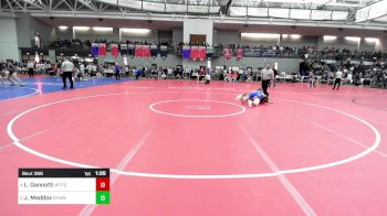 150 lbs Quarterfinal - Lucas Gannotti, Waterford vs Jake Maddox, Newtown