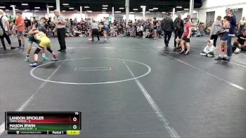 76 lbs Round 2 (8 Team) - Landon Spickler, Terps Xpress vs Mason Irwin, Finger Lakes Elite