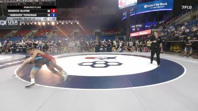 150 lbs Champ. Rd Of 16 - Maddox Slater, ND vs Gregory Torosian, CA