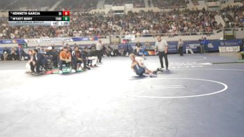 122-D4 1st Place Match - Wyatt Eddy, Tombstone vs Kenneth Garcia, Somerton High School