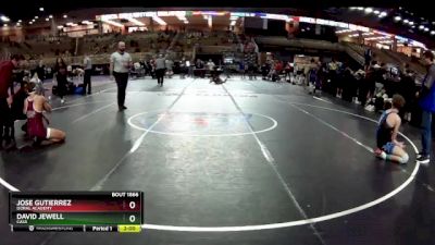 150 lbs Quarterfinal - David Jewell, Cass vs Jose Gutierrez, Doral Academy