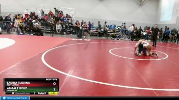 170 lbs Quarterfinal - Abigale Wold, Canon City vs Lashya Tijerina, Fort Lupton