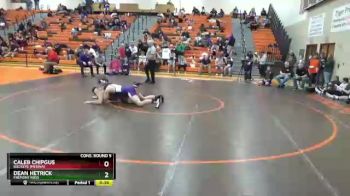 190 lbs Cons. Round 5 - Dean Hetrick, Fremont Ross vs Caleb Chipgus, Buckeye (Medina)