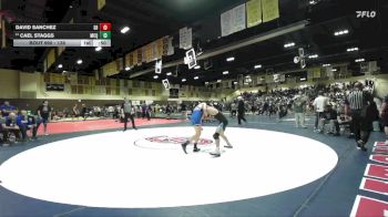 138 lbs Cons. Round 5 - Cael Staggs, McQueen vs David Sanchez, South Bakersfield