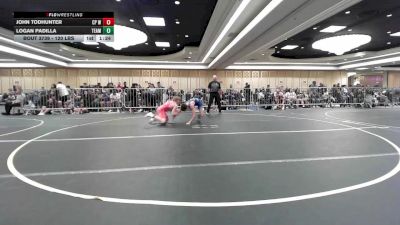 120 lbs Round Of 128 - John Todhunter, CP Wrestling vs Logan Padilla, Team So-Cal
