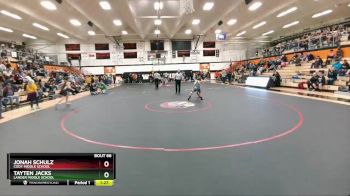 98 lbs Round 2 - Jonah Schulz, Cody Middle School vs Tayten Jacks, Lander Middle School