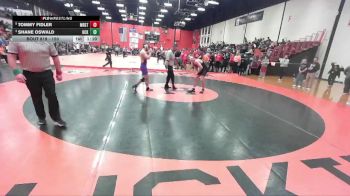 150 lbs Cons. Semi - Shane Oswald, Columbia (HICKMAN) (MO) vs Tommy Fidler, Chicago (MARIST)