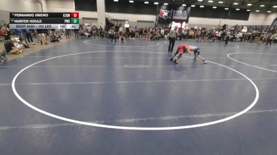 100 lbs Champ. Rd Of 16 - Fernando Jimeno, KT 3 Style Wrestling Club vs Hunter Houle, Pinnacle Wrestling Club