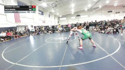 153 lbs Consi Of 4 - Connor Sellars, Wiggle Worms vs Nico Maisel, University Hawks Wrestling Club - HS