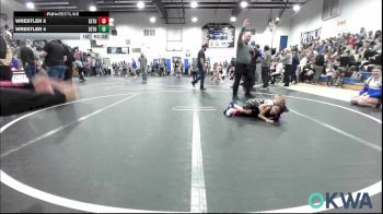45 lbs Round Of 16 - Harmony Bell, OKC Saints Wrestling vs Grayson Noe, Blue Devil Wrestling