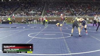 D2-150 lbs Cons. Round 1 - Michael Salvador, Grosse Pointe North HS vs Elijah Ratliff, Chelsea HS