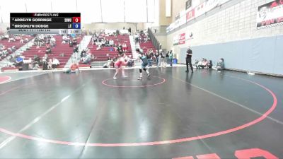 126/132 Round 1 - Addelyn Gorringe, 208 Badgers Wrestling Club vs Brooklyn Dodge, J.E.T.